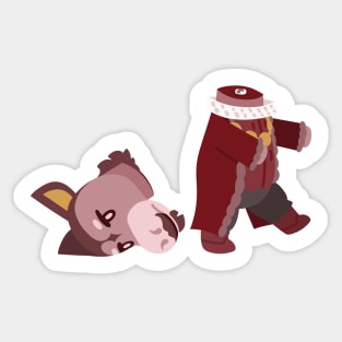 Sir Humphrey Bone - Headless Horse Portrait Sticker